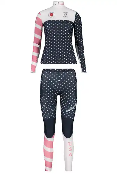 Maloja CrastaM. Suit USMerch 2018 Race Suit US (Modrá) - biatlonový komplet Endorphin Republic Zlevněný