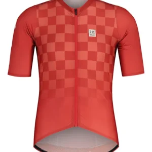 Levný Maloja Dres CampoM. (Červená) - Pánský cyklistický dres Endorphin Republic