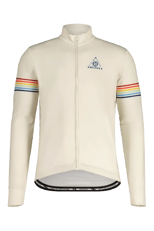 Finální Výprodej Maloja Dres SchoberM. 1/1 (Bílá) - Pánský cyklistický dres Endorphin Republic
