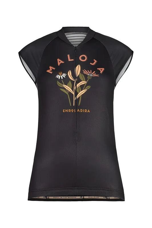 Maloja GanesM. Top (Černá) - Dámský cyklistický dres Endorphin Republic Jen Po Omezenou Doba