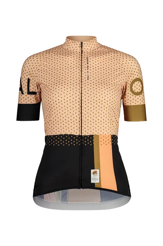 Víkendová Akce Maloja GoldpippanM. (Černá) - Dámský cyklistický dres s krátkým rukávem Endorphin Republic