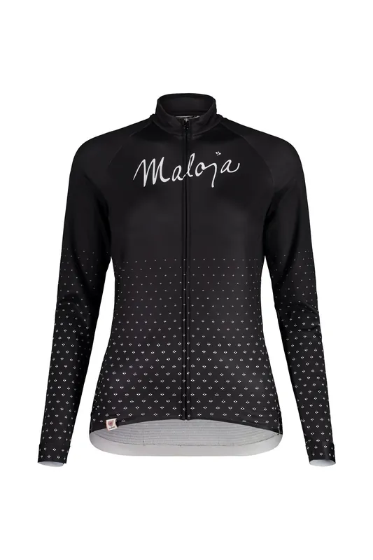 Horká Nabídka Maloja HaslmausM. 1/1 (Černá) - Dámský cyklistický dres s dlouhým rukávem Endorphin Republic