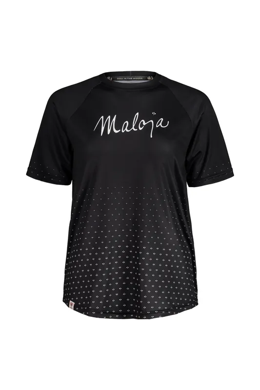 Maloja HASLMAUSM. MULTI 1/2 (Černá) - Dámské sportovní triko s potiskem Endorphin Republic Vrácení Zdarma