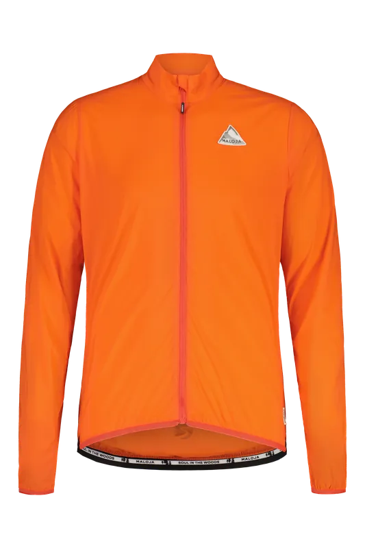 Výhodná Nabídka Maloja MaxM. (Oranžová) - Pánská cyklistická bunda Endorphin Republic