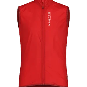 Autentický Maloja Vesta MaxM. Vest (Červená) - Pánská cyklistická vesta Endorphin Republic