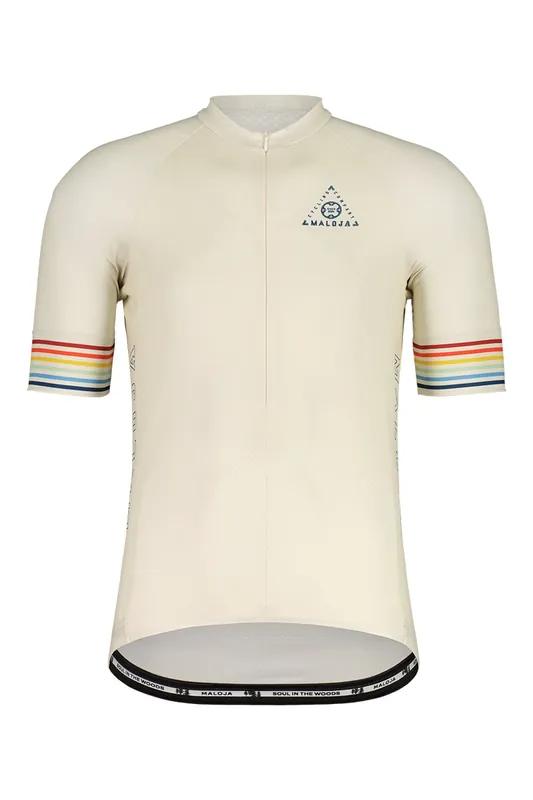 Přímo Od Výrobce Maloja Dres SchoberM. 1/2 (Bílá) - Pánský cyklistický dres Endorphin Republic