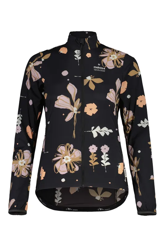 Expresní Doručení Maloja SeisM. Printed Jacket (Černá) - Dámská cyklistická bunda Endorphin Republic