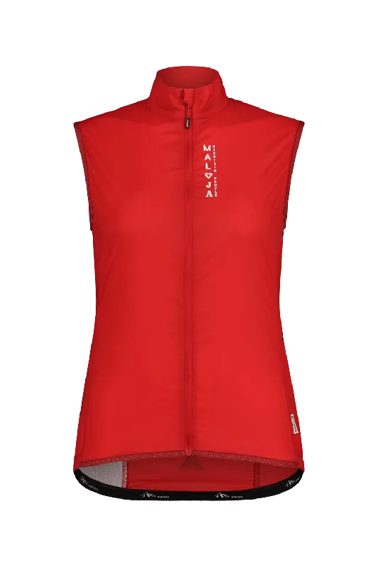 Rychlé Dodání Maloja SeisM. Vest (Červená) - Dámská cyklistická vesta Endorphin Republic