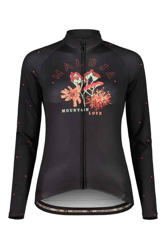 Maloja VanilM. 1/1 (Černá) - Dámský cyklistický dres Endorphin Republic Finální Výprodej