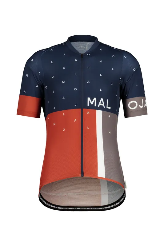 Maloja WalnussM. (Modrá) - Pánský cyklistický dres s krátkým rukávem Endorphin Republic Originální