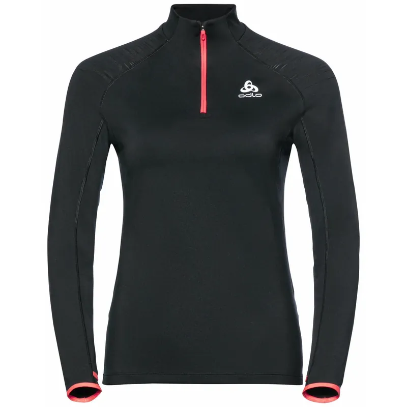 Top Prodej Odlo Mid layer 1/2 zip X-ALP CERAMIWARM (Černá) - Dámská mikina Endorphin Republic