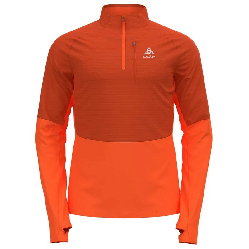 Midlayer 1/2 zip SESVENNA SL (Červená) - Mikina s 1/2 zipem Endorphin Republic Top Prodej