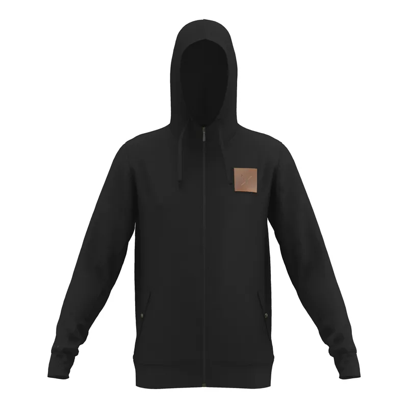 Scott zip Hoody M‘s 20 Casual Dye (Černá) - Mikina na zip s kapucí Endorphin Republic Horká Nabídka