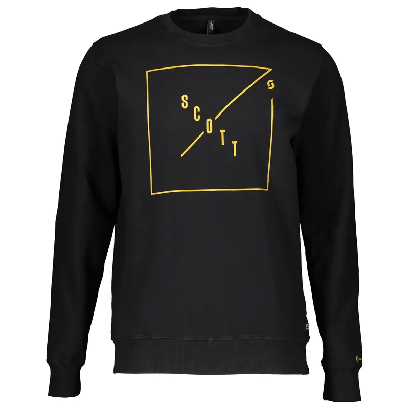 Poslední Šance Mikina SCOTT 10 Casual Dye s kulatým výstřihem (Černá) Endorphin Republic