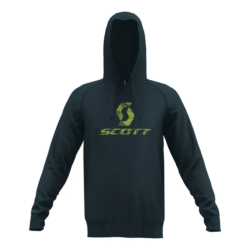Scott Hoodie M‘s 10 Icon (Tmavě modrá) - Mikina s kapucí Endorphin Republic Top Prodej