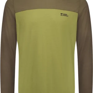 Must-Have Mons Royale Diversion Merino Bike Jersey Long Sleeve (Olivová) - Pánské cyklistické triko Endorphin Republic