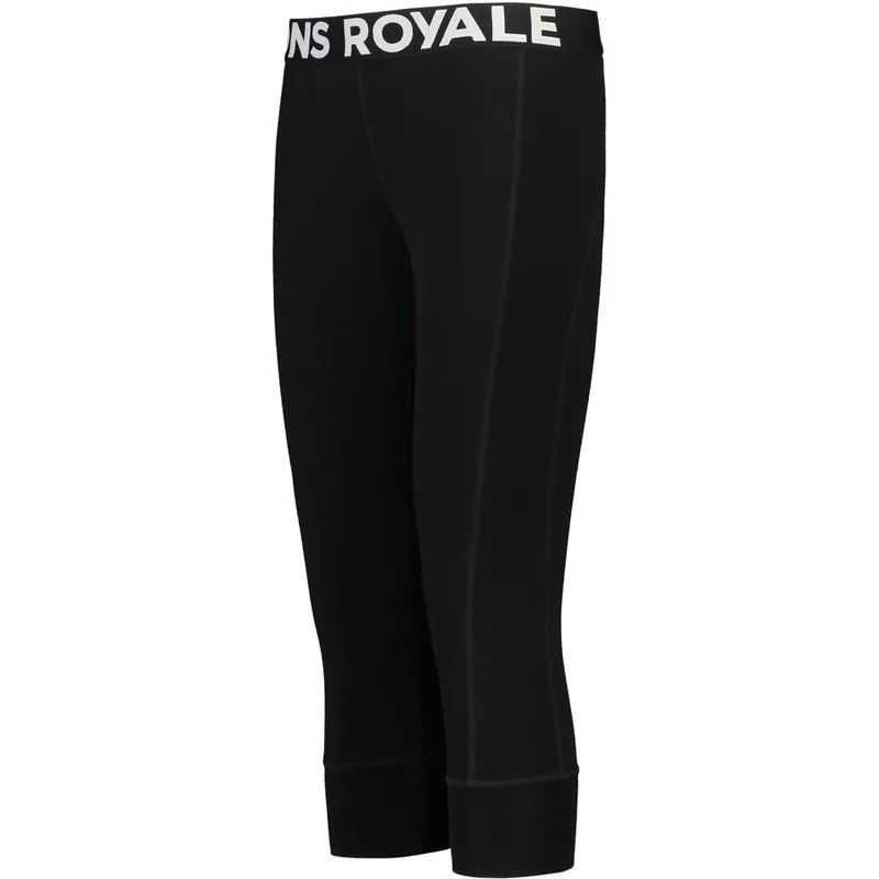 Akční Nabídka Mons Royale Cascade Merino Flex 200 3/4 Legging (Černá) - Dámské funkční 3/4 legíny Endorphin Republic