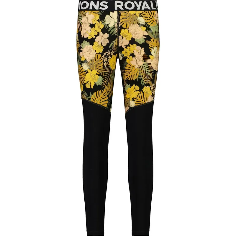 Mons Royale Cascade Merino Flex 200 Legging (Olivová) - Dámské funkční legíny Endorphin Republic Rychlé Dodání