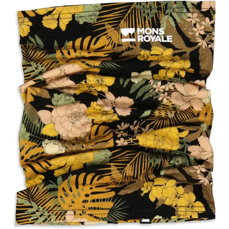 Mons Royale Daily Dose Merino Flex 200 Neckwarmer (Olivová) - Nákrčník z merino vlny Endorphin Republic Ověřený