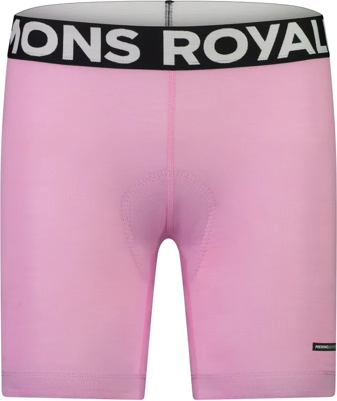 Značkový Mons Royale LOW PRO MERINO BIKE SHORT LINER WMNS (Purpurová) - Dámská merino cyklistická vložka Endorphin Republic