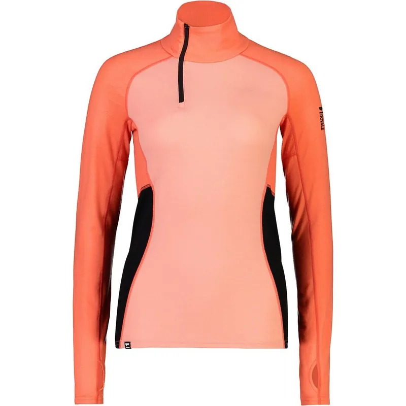 Mons Royale Olympus Half Zip (Černá) - Dámské technické merino triko Endorphin Republic Rychlé Dodání