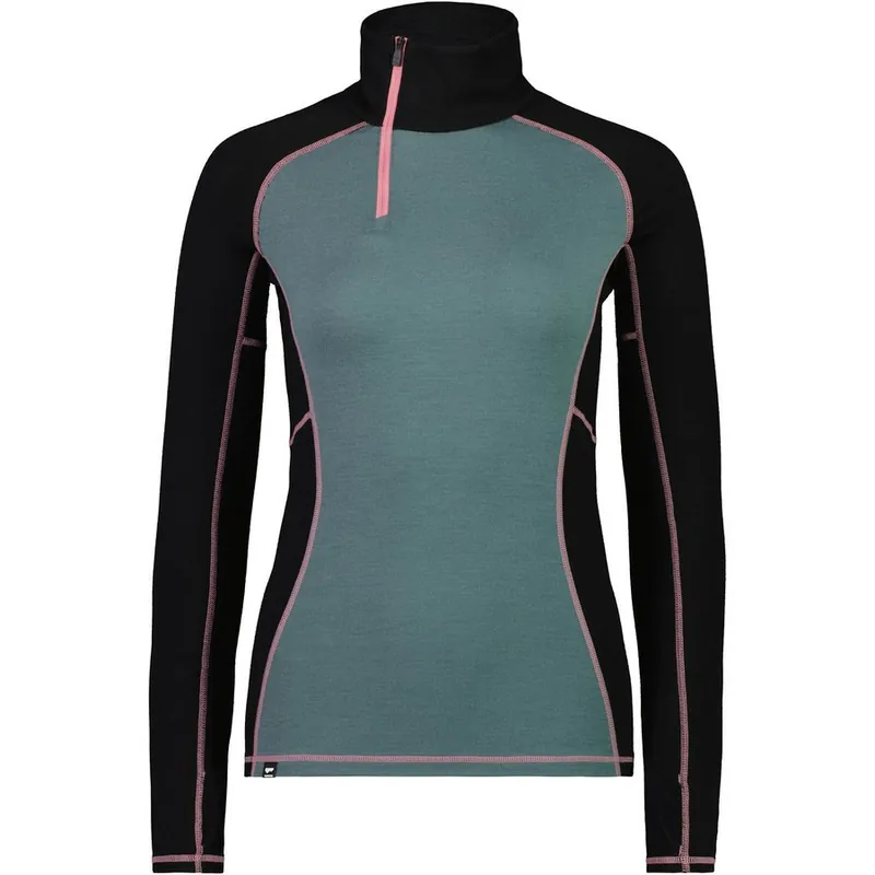 Akční Cena Mons Royale Olympus Half Zip (Modrá) - Dámské technické merino triko Endorphin Republic