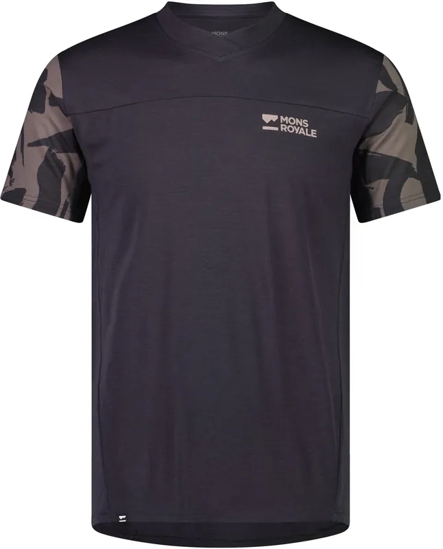 Mons Royale REDWOOD ENDURO VT - Pánské merino triko Endorphin Republic Pouze Dnes