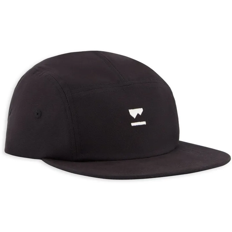 Mons Royale Ridgeline 5 Panel Cap (Černá) - Kšiltovka Endorphin Republic Značkový