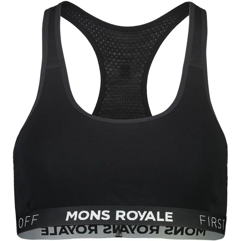 Mons Royale Sierra Sports Bra (Černá) - Dámská sportovní podprsenka Endorphin Republic Horká Nabídka
