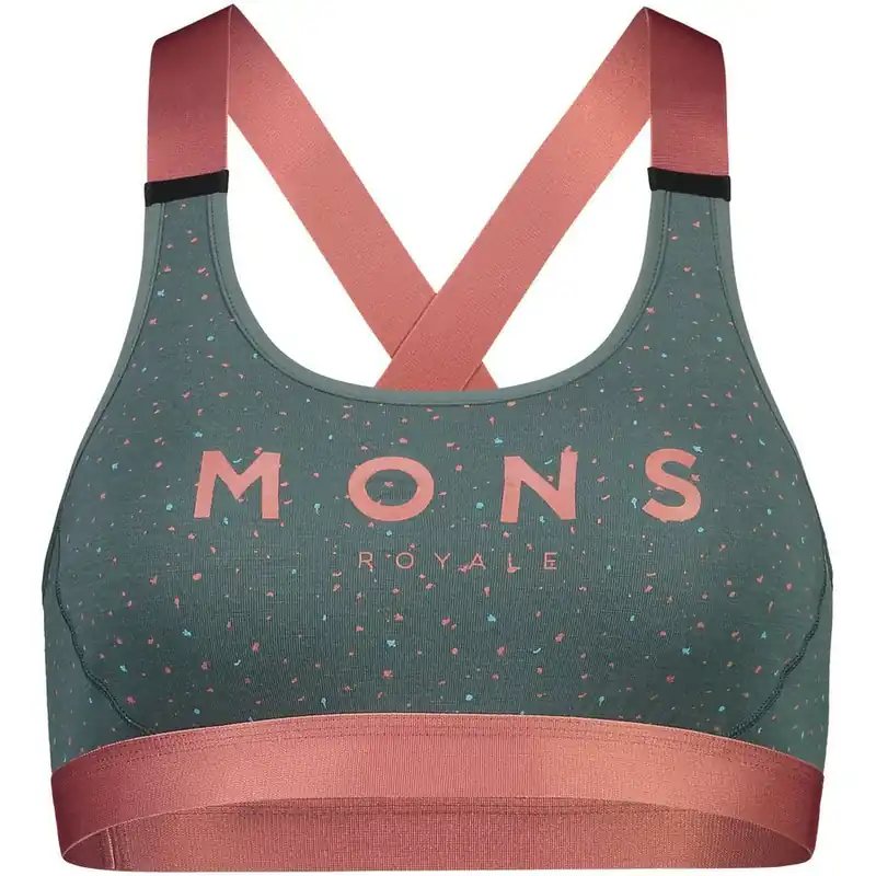 Levný Mons Royale STELLA X-BACK BRA WMNS (Bílá) - Dámská merino podprsenka Endorphin Republic