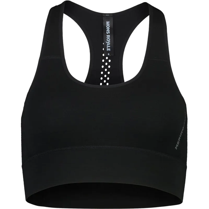 Pouze Dnes Mons Royale Stratos Merino Shift Sports Bra (Černá) - Dámská sportovní podprsenka Endorphin Republic