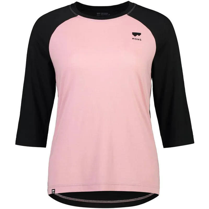 Mons Royale Tarn Merino Shift Raglan 3/4 (Černá) - Dámské cyklistické tričko Endorphin Republic Akční Cena