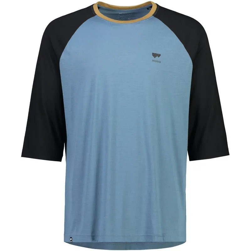 Vrácení Zdarma Mons Royale Tarn Merino Shift Raglan 3/4 (Tmavě modrá) - Pánské cyklistické tričko Endorphin Republic