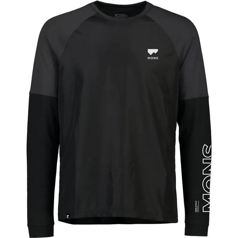 Mons Royale TARN MERINO SHIFT WIND JERSEY (Černá) - Pánské merino triko Endorphin Republic Horká Nabídka