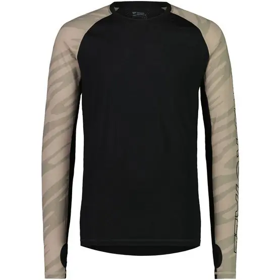 Pouze Dnes Mons Royale TEMPLE TECH LS (Černá) - Pánské merino triko Endorphin Republic