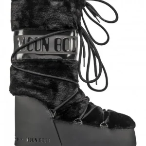 MOON BOOT ICON FAUX FUR (Černá) - Dámské sněhule Endorphin Republic Cenová Bomba