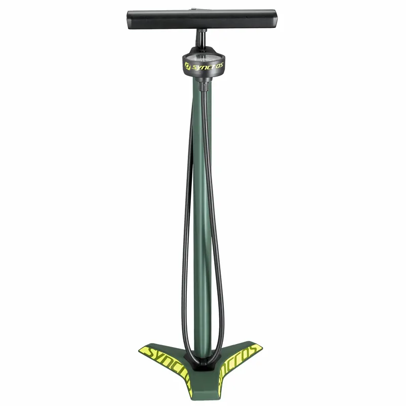 Finální Výprodej Syncros Floor pump Vernon 2.0HV (Zelená) - Servisní pumpa Endorphin Republic