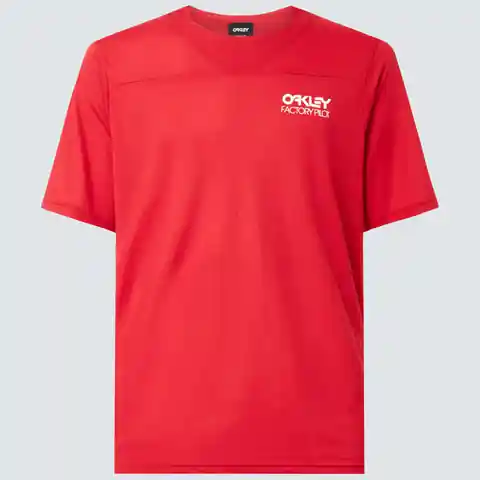 Značkový Oakley CASCADE TRAIL TEE (Červená) - Pánské cyklistické triko Endorphin Republic