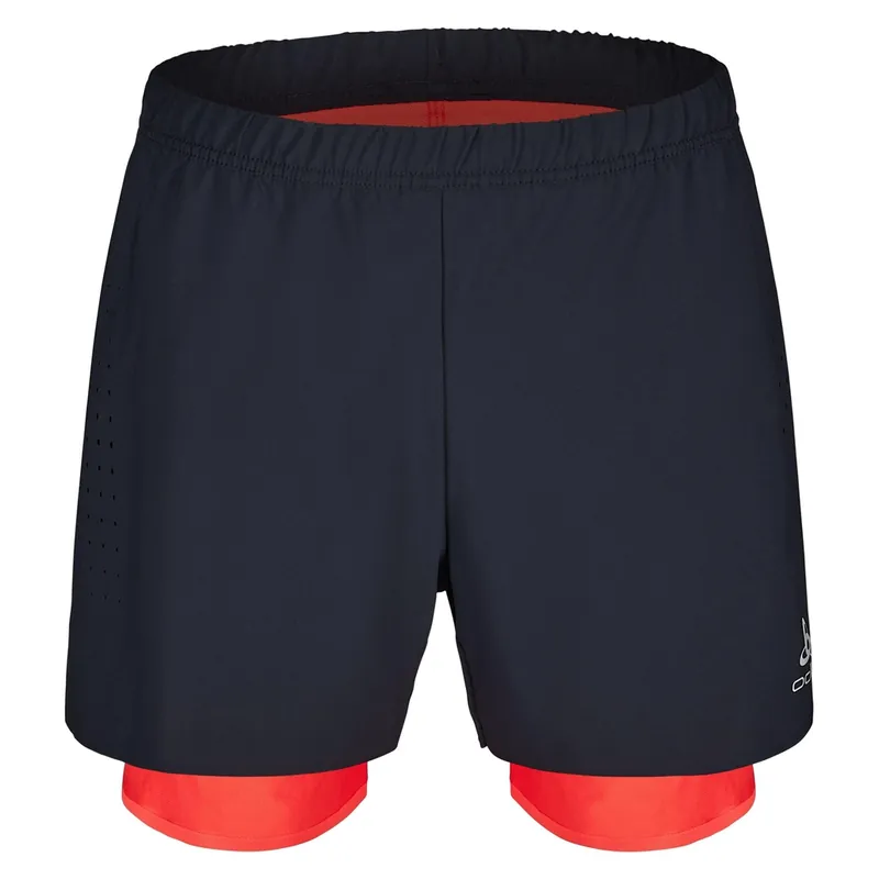 Odlo 2-in-1 short ZEROWEIGHT 5 INCH (Černá) - Pánské běžecké šortky Endorphin Republic Pouze Dnes