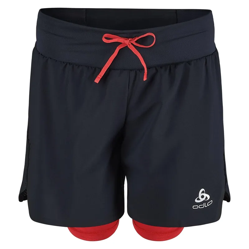 Časově Omezené Odlo 2-in-1 short X-ALP TRAIL 6 INCH (Černá) - Dámské běžecké šortky Endorphin Republic