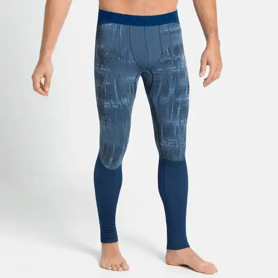 Super Cena Odlo Bl Bottom Long Blackcomb (Modrá) - Pánské přiléhavé funkční kalhoty. Endorphin Republic