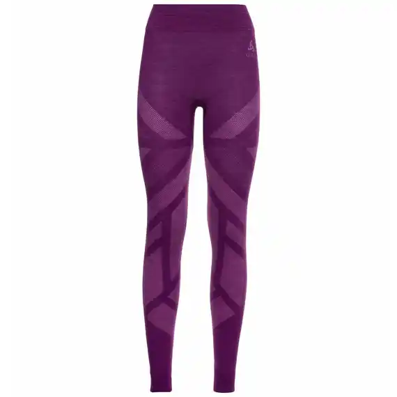 Výhodná Nabídka Odlo Bl Bottom Long Natural + Kinship Warm (Fialová) - Dámské funkční kalhoty s Merino vlnou. Endorphin Republic