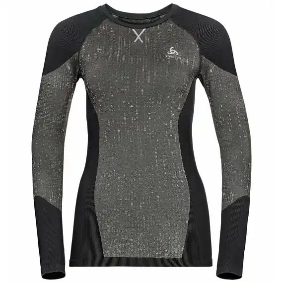 Přímo Od Výrobce Odlo Bl Top Crew Neck L/S Blackcomb (Černá) - Dámské funkční triko s dlouhým rukávem Endorphin Republic