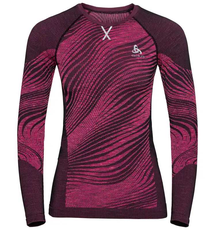 BL TOP Crew neck l/s BLACKCOMB ECO (Fialová) - Dámské sportovní termoprádlo Endorphin Republic Výhodná Nabídka