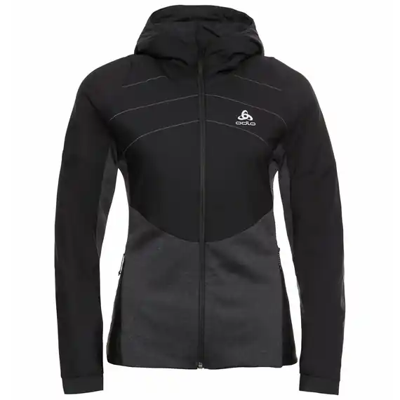 Pouze Dnes Odlo Jacket Millennium S-Thermic (Černá) - Dámská skvěle prodyšná hřejivá bunda. Endorphin Republic