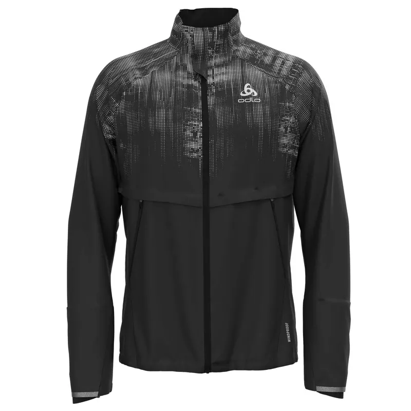 Hit Sezóny Odlo Jacket Zeroweight Pro Warm Reflect (Černá) - Pánská běžecká bunda Endorphin Republic