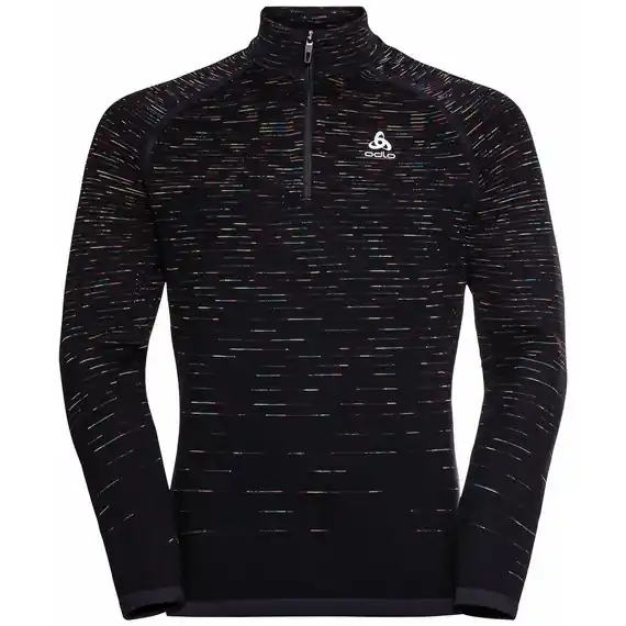 Finální Výprodej Odlo Midlayer 1/2 zip BLACKCOMB (Černá) - Mikina s 1/2 zipem Endorphin Republic