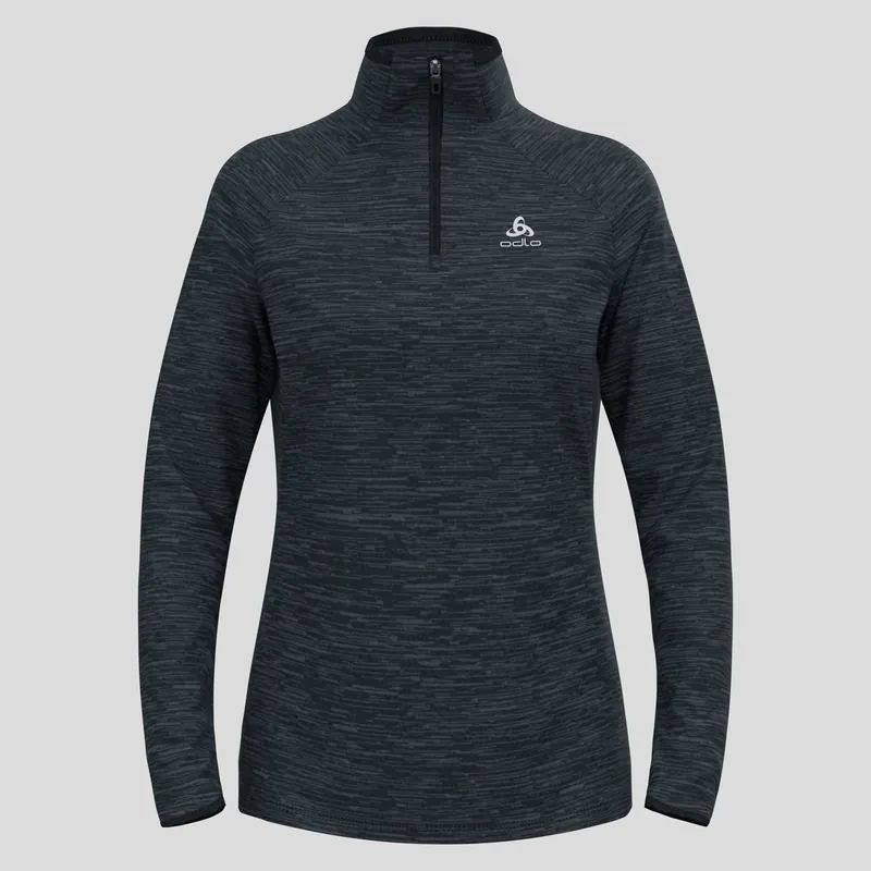 Odlo Mid layer 1/2 zip ESSENTIAL THERMAL (Černá) - Dámská mikina s 1/2 zipem Endorphin Republic Expresní Doručení