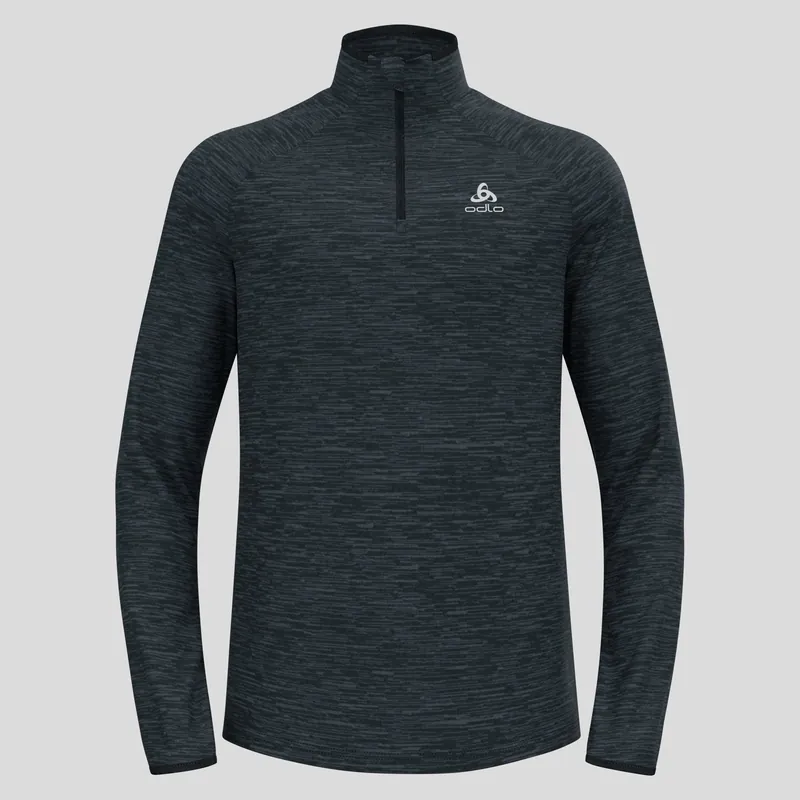 Cenový Hit Odlo Mid layer 1/2 zip ESSENTIAL THERMAL (Černá) - Pánská mikina s 1/2 zipem Endorphin Republic