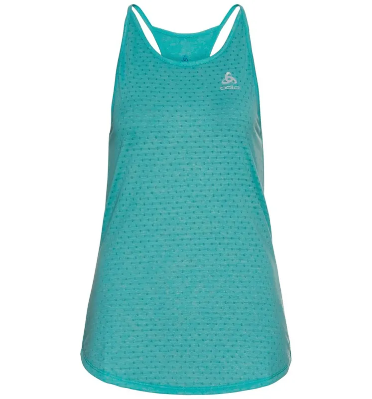 Odlo RUN EASY LINENCOOL tank (Zelená) - Dámské běžecké tílko Endorphin Republic Víkendová Akce